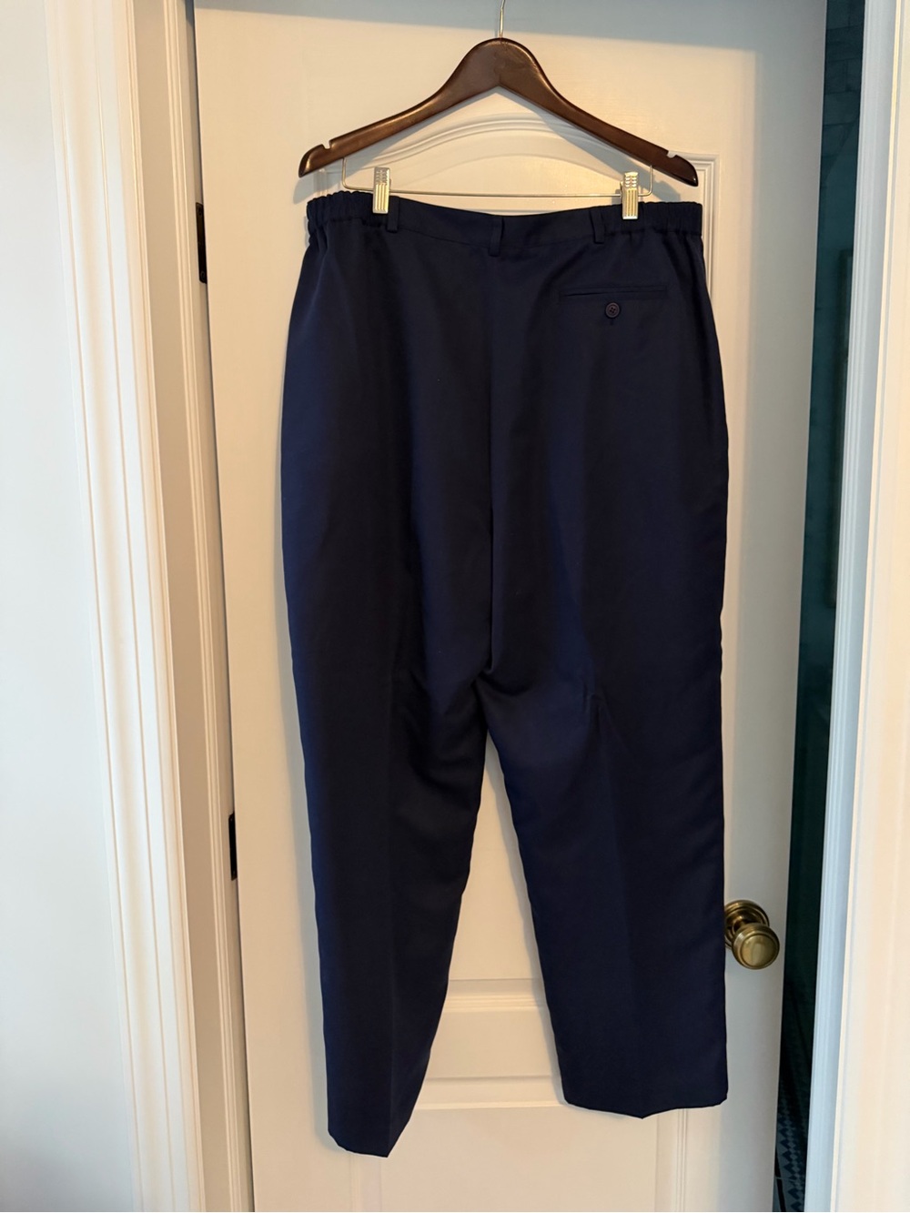 Appleseed’s Navy Dress Pants Women’s Size 20 NWT Straight Leg Career Slacks - Picture 3 of 5
